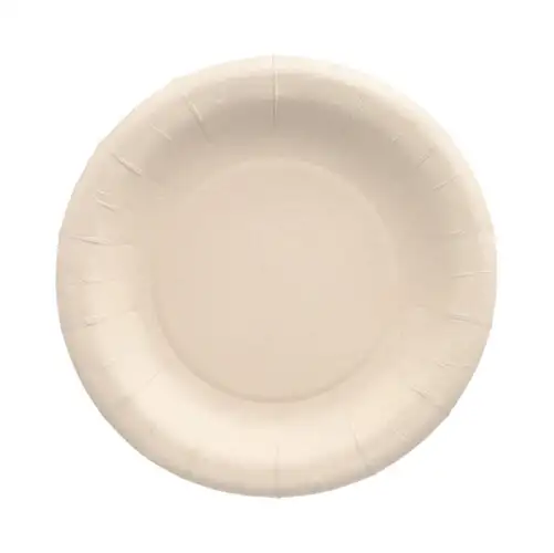 Papstar Teller Agrarreste "pure" rund Ø 18 cm weiss