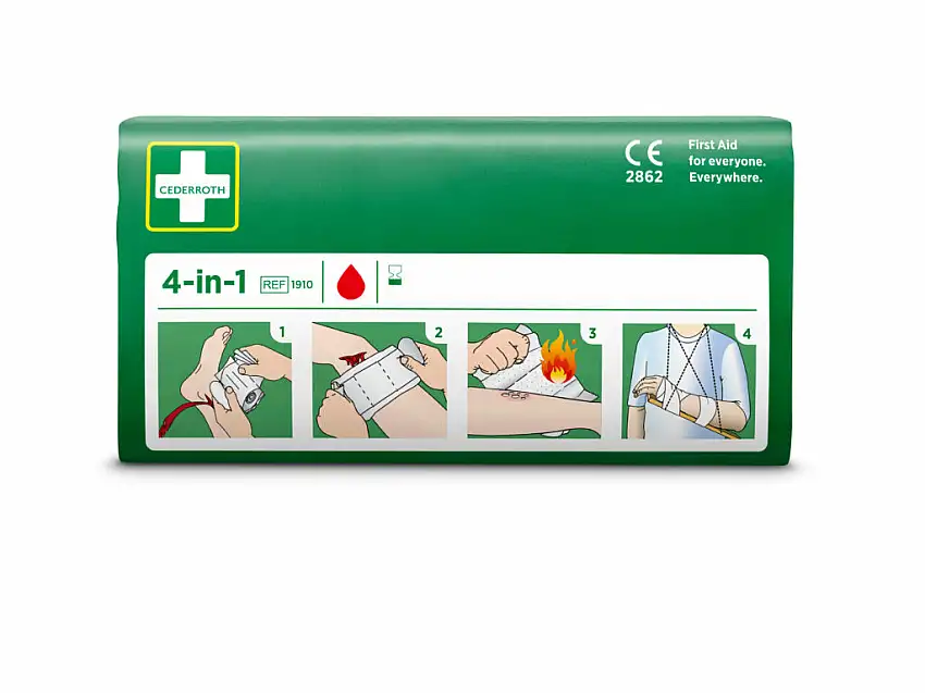 Papstar "Cederroth" 4 in 1 Blutstiller Wundverband Set, 3-teilig
