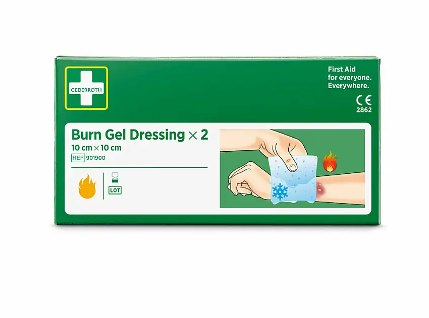 Papstar "Cederroth" Burn Gel Dressing Verband 10 cm x 10 cm