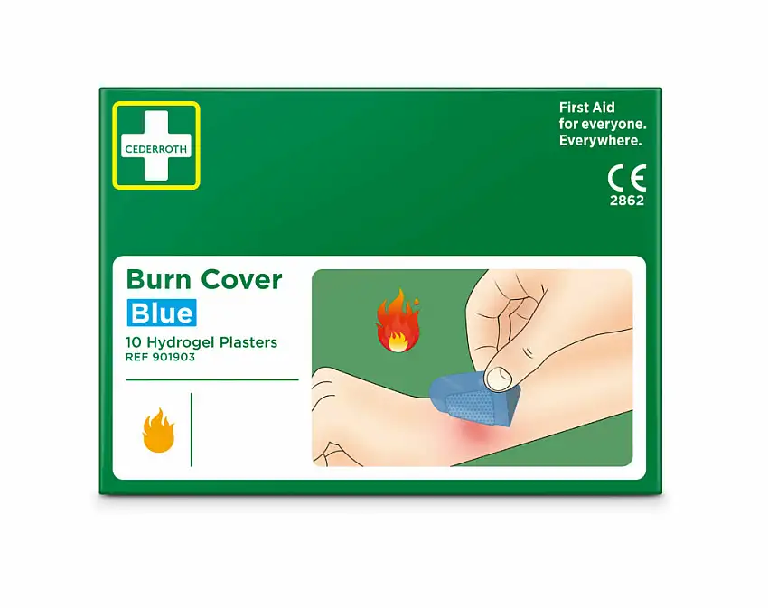 Papstar "Cederroth" Burn Cover, Hydrogelplaster 74 mm x 45 mm