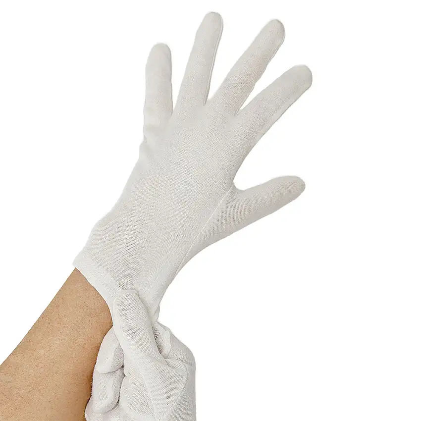 Papstar Paar "WORK-INN/-PS" Baumwollhandschuhe weiss Größe: 2XL