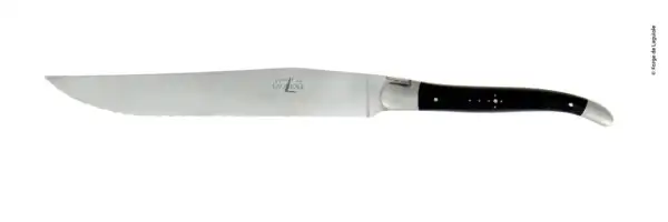 Couteau à pain satinée en ébène