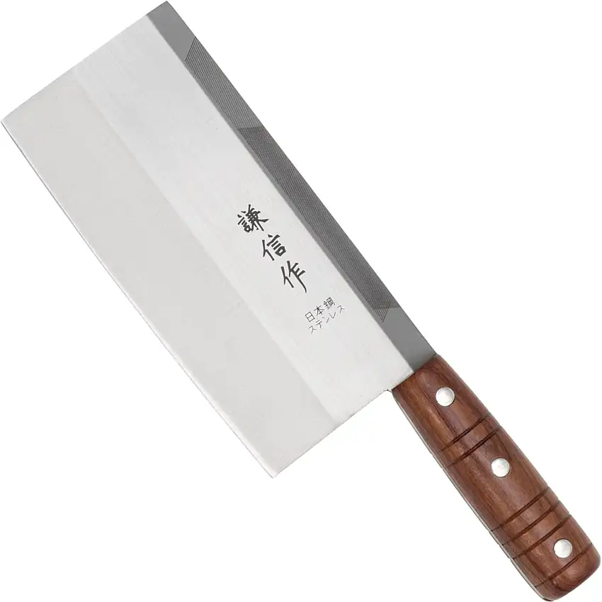 Chinesisches Hackmesser, rostfrei, Holzgriff, 18 cm Nr. 40460
