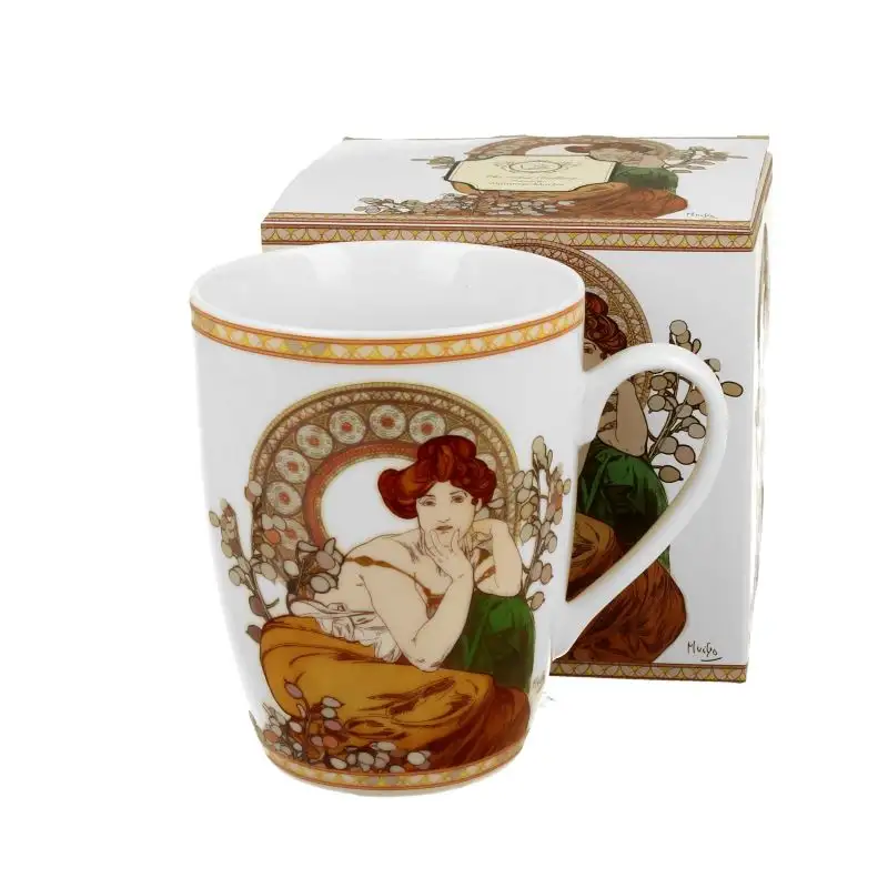 Alphonse Mucha Topas – Henkelbecher aus New Bone China