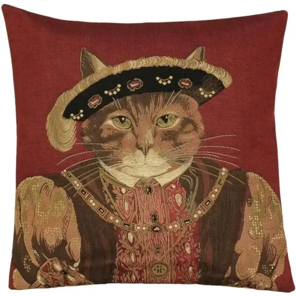 Kissenhülle Gobelin Kater Henry VIII
