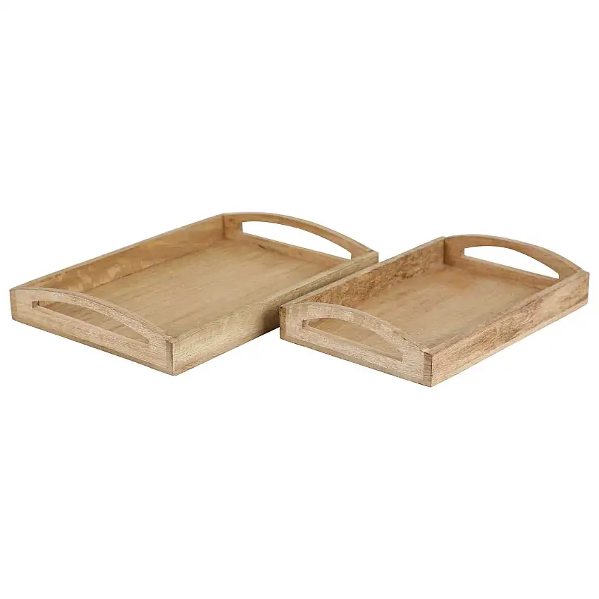Holz Tablett HTB2 2er Set