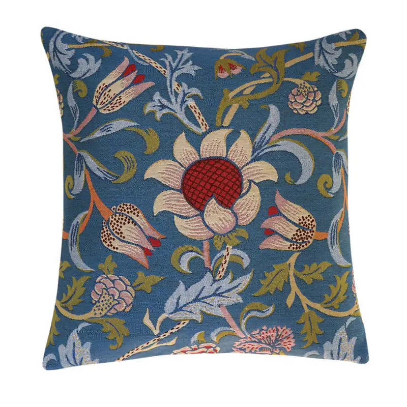 Kissenhülle Gobelin Evenlode im William-Morris-Stil – florales Muster
