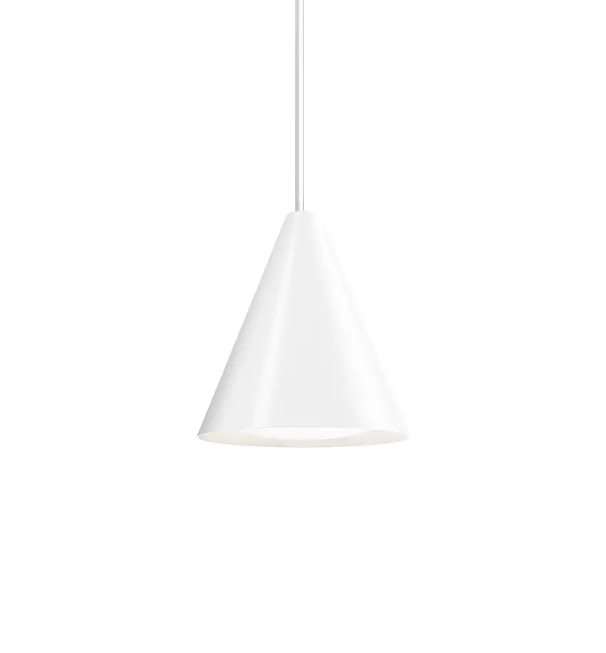 Louis Poulsen - Keglen Pendelleuchte, Ø 25 cm, white