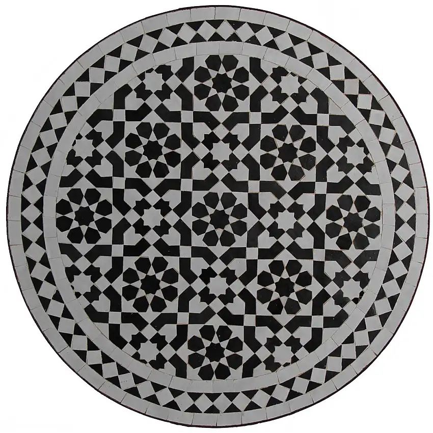 Mosaiktisch Esstisch Rund