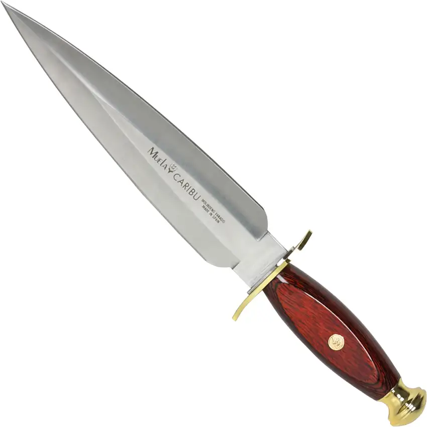 Muela Dolch Karibu, Schichtholz, Klinge: 21 cm