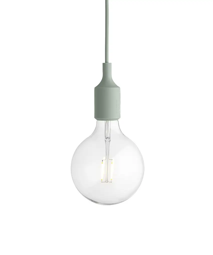 Muuto - E27 LED Pendelleuchte, hellgrün