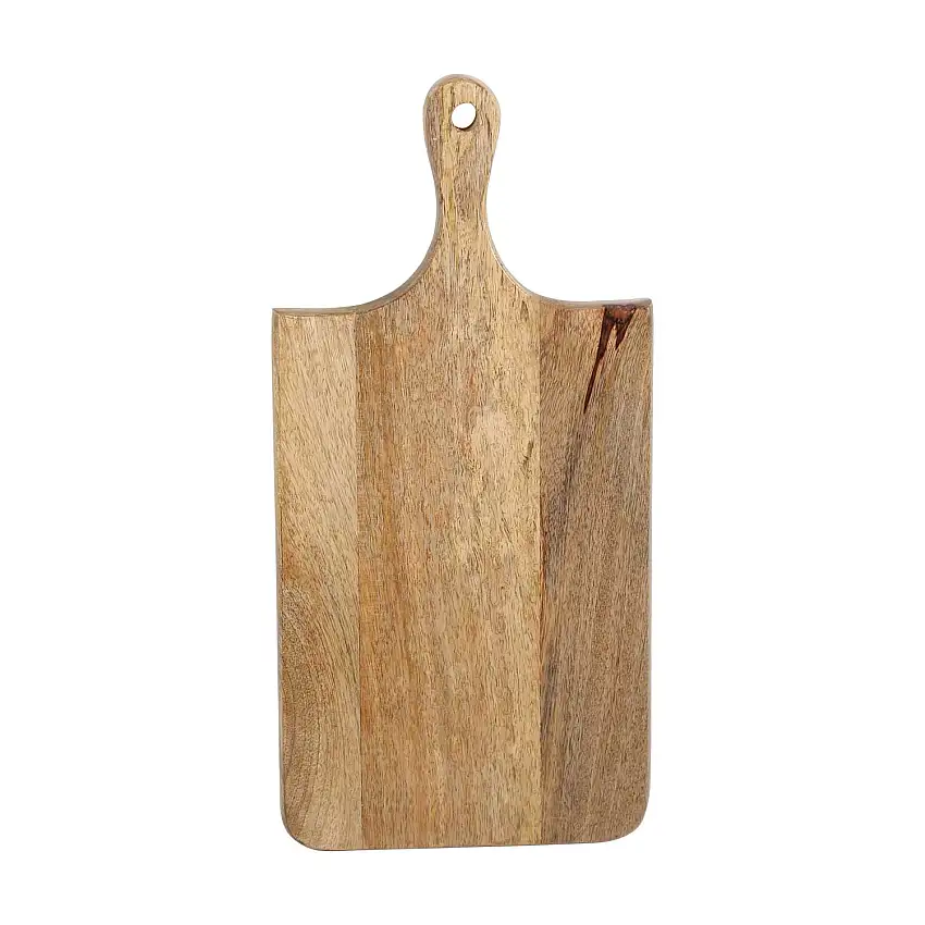 Servierbrett Holz 42cm mit Griff breit