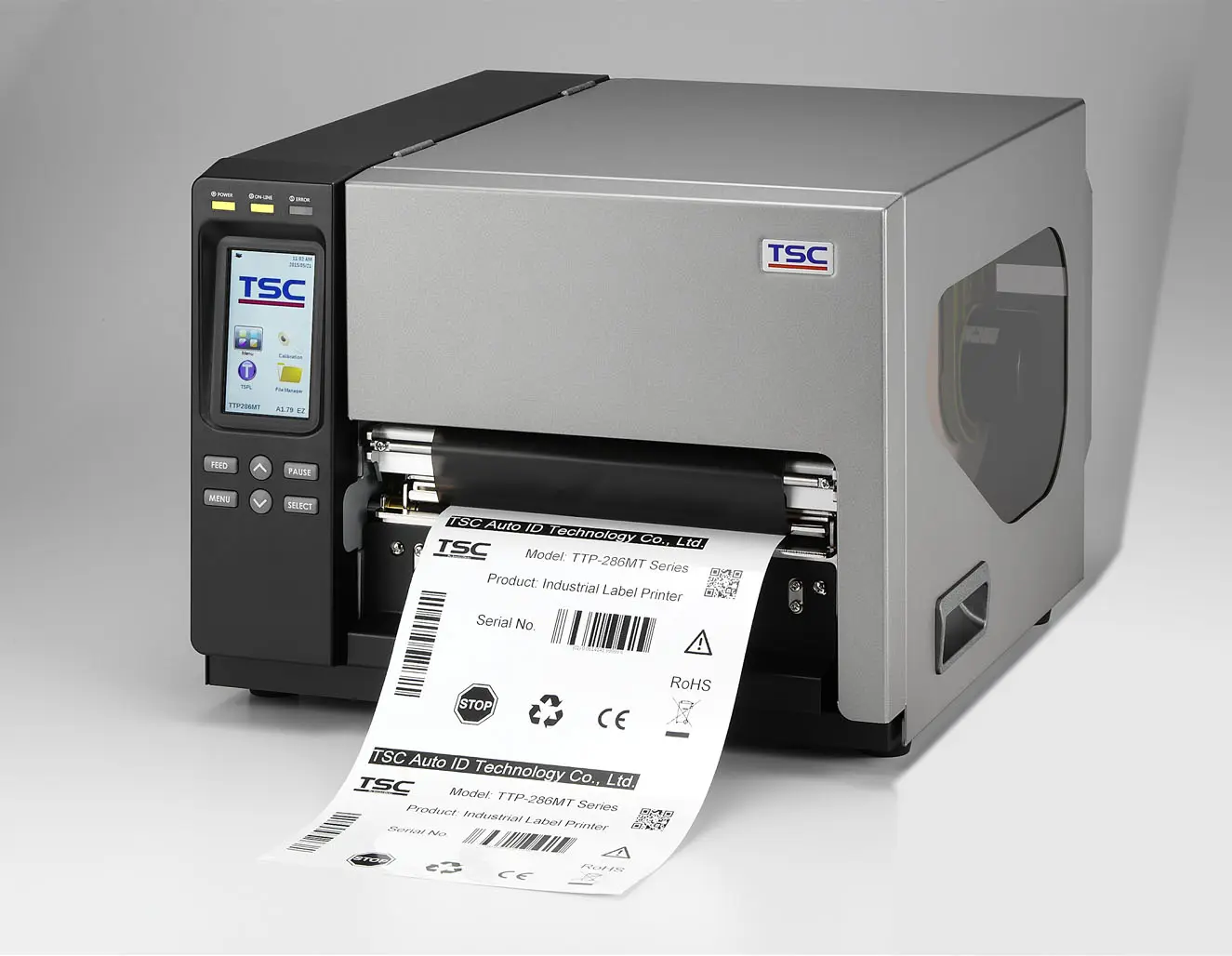 TSC TTP-286MT, 203dpi, RTC, Display, TSPL-EZ, USB, RS232, LPT, Ethernet, 99-135A002-0002