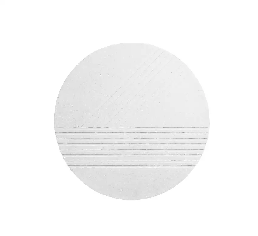 Woud - Kyoto Teppich, Ø 200 cm, off white