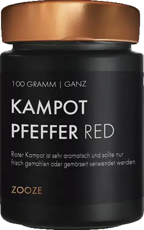 Zooze Kampot Pfeffer rot, 100g