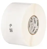 Zebra PolyPro 3000T clear, Zebra PolyPro 3000T, Etikettenrolle, Kunststoff, 75x35mm, 4 Rollen/Box, 3004428