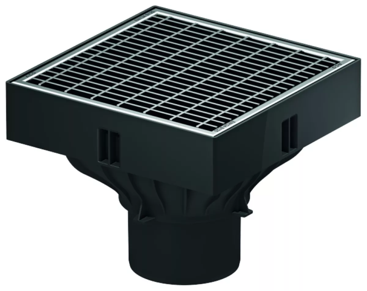 ACO Self XtraPoint mit Maschenrost Stahl verzinkt Kl. B125 incl. Schlammeimer
