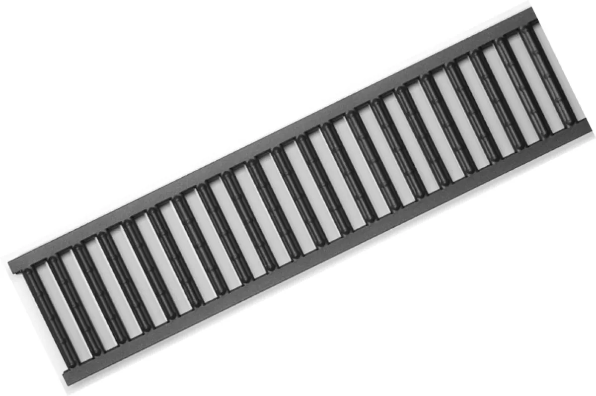 ACO Stegrost Stahl verzinkt anthrazit pulverbeschichtet 1000 x 118 mm