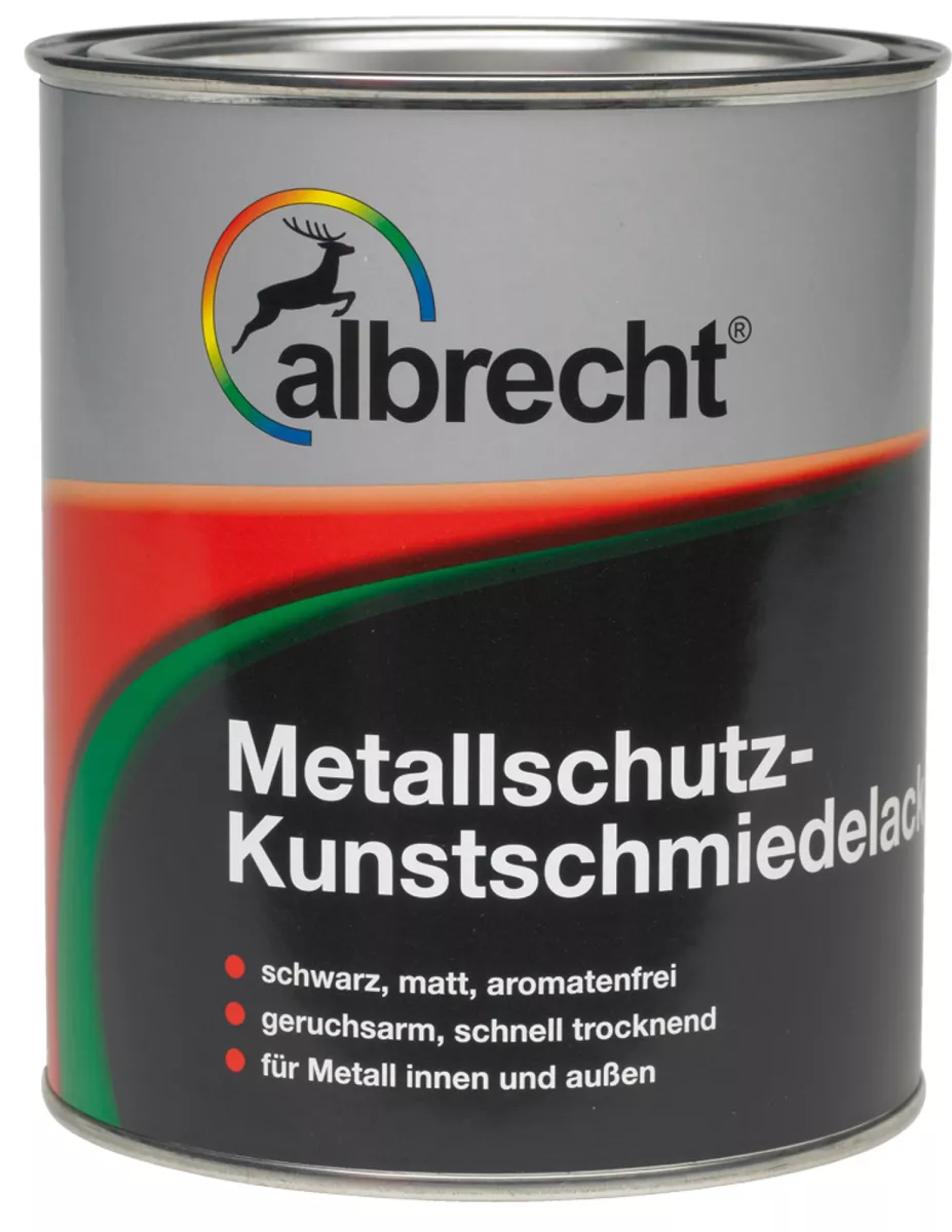 albrecht Metallschutz-Kunstschmiedelack matt anthrazit 375ml