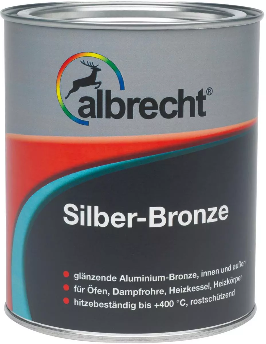 albrecht Silber-Bronze 400°C silberglänzend 125ml