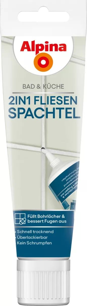 Alpina Bad & Küche 2in1 Fliesenspachtel Tube 100 ml
