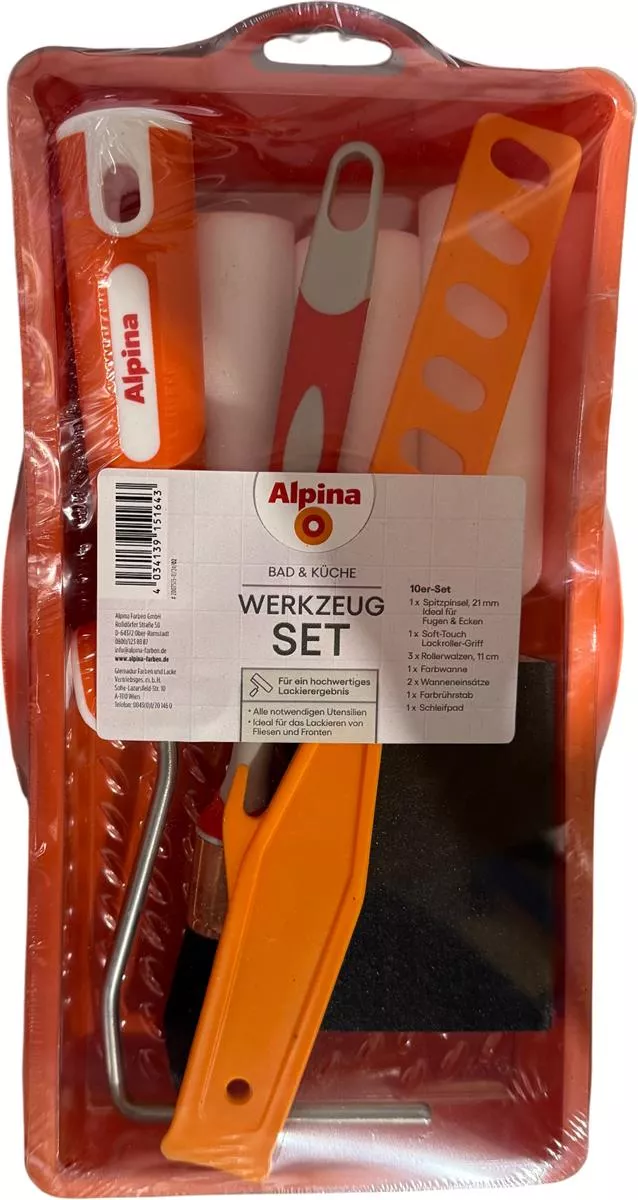 Alpina Bad & Küche Lackierset 10er-Set
