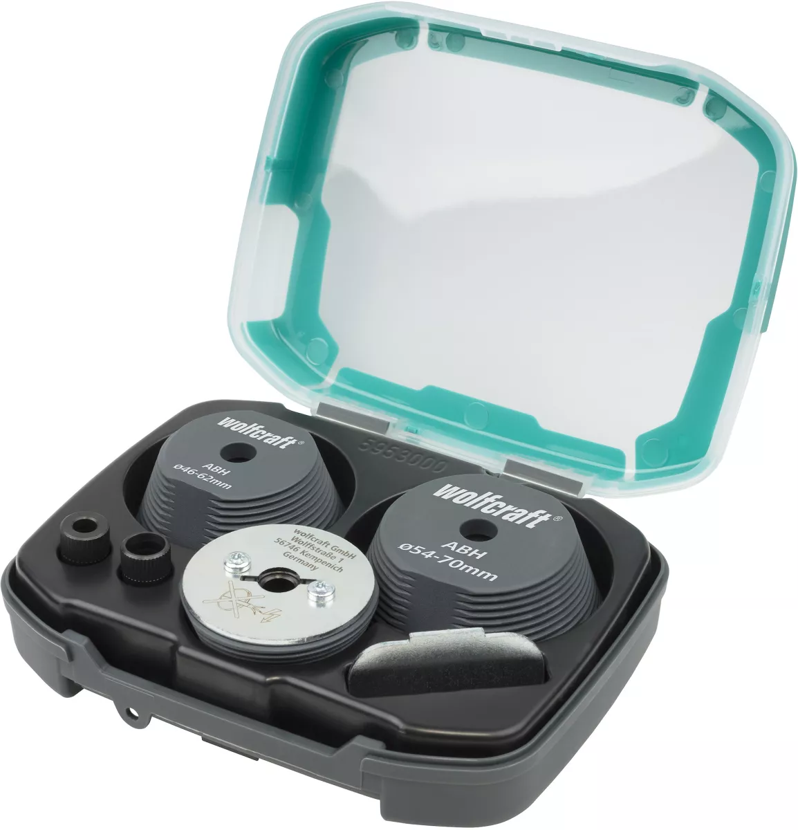 Aufbohrhilfe-Set für Lochsägen, 3-tlg.
