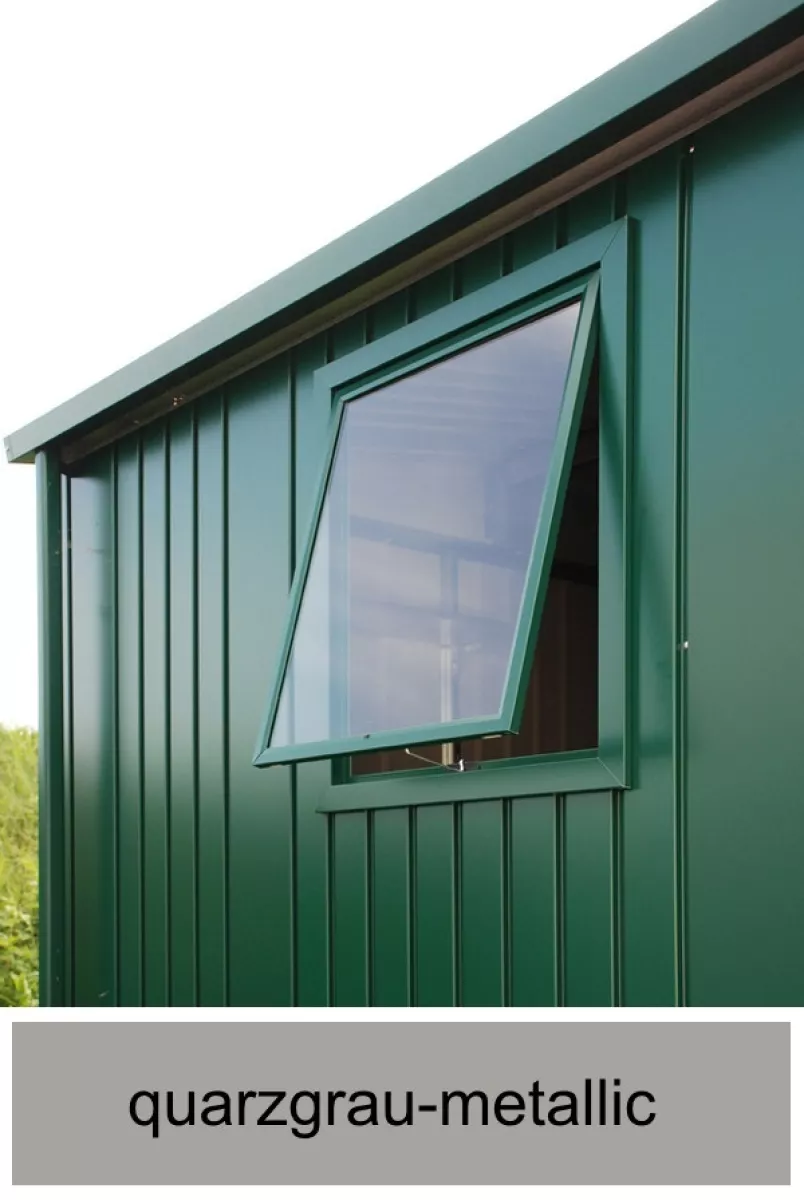 Biohort Fenster-Element für Gerätehaus Europa, quarzgrau-metallic