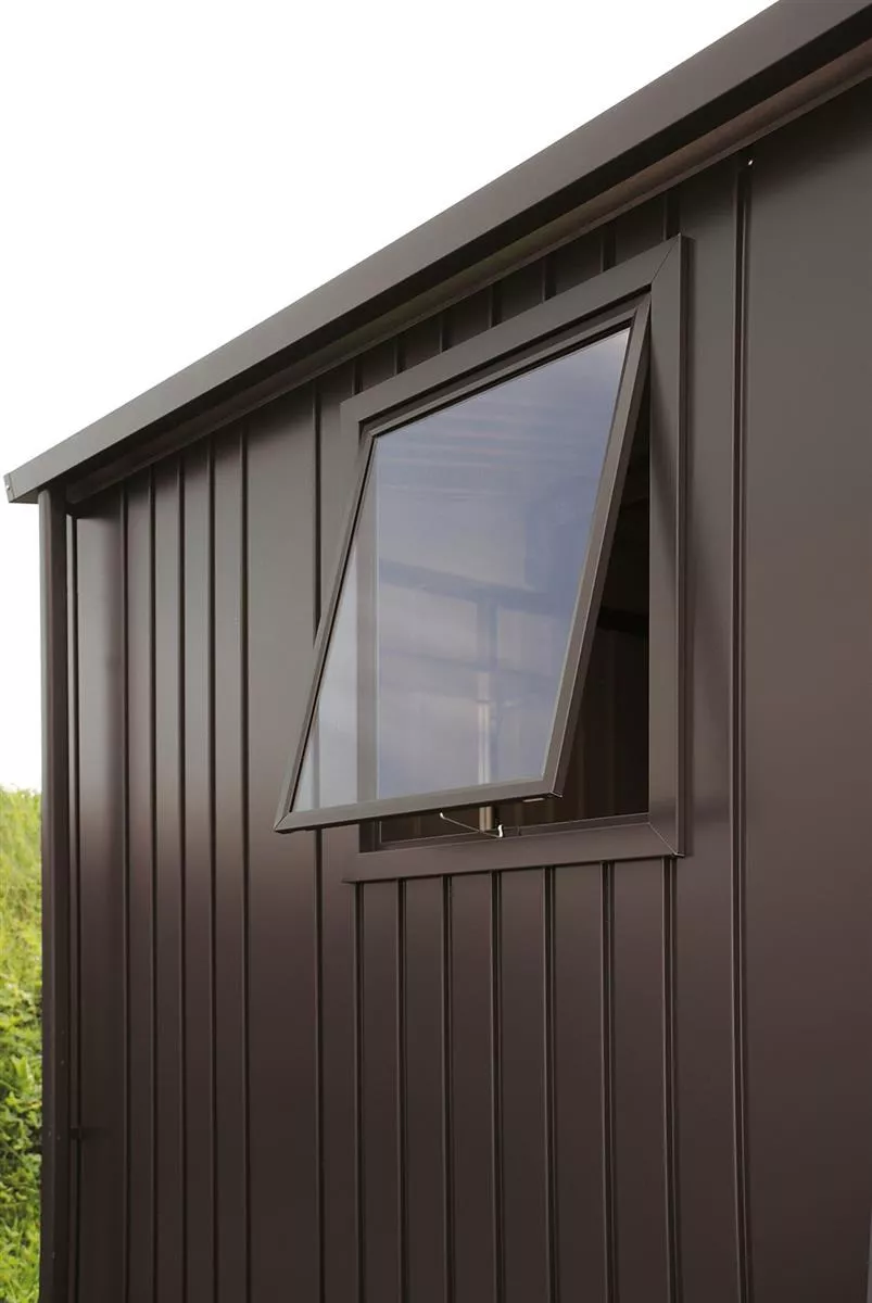 Biohort Fenster Gerätehaus HighLine / Panorama / Avantgarde dunkelgrau-metallic
