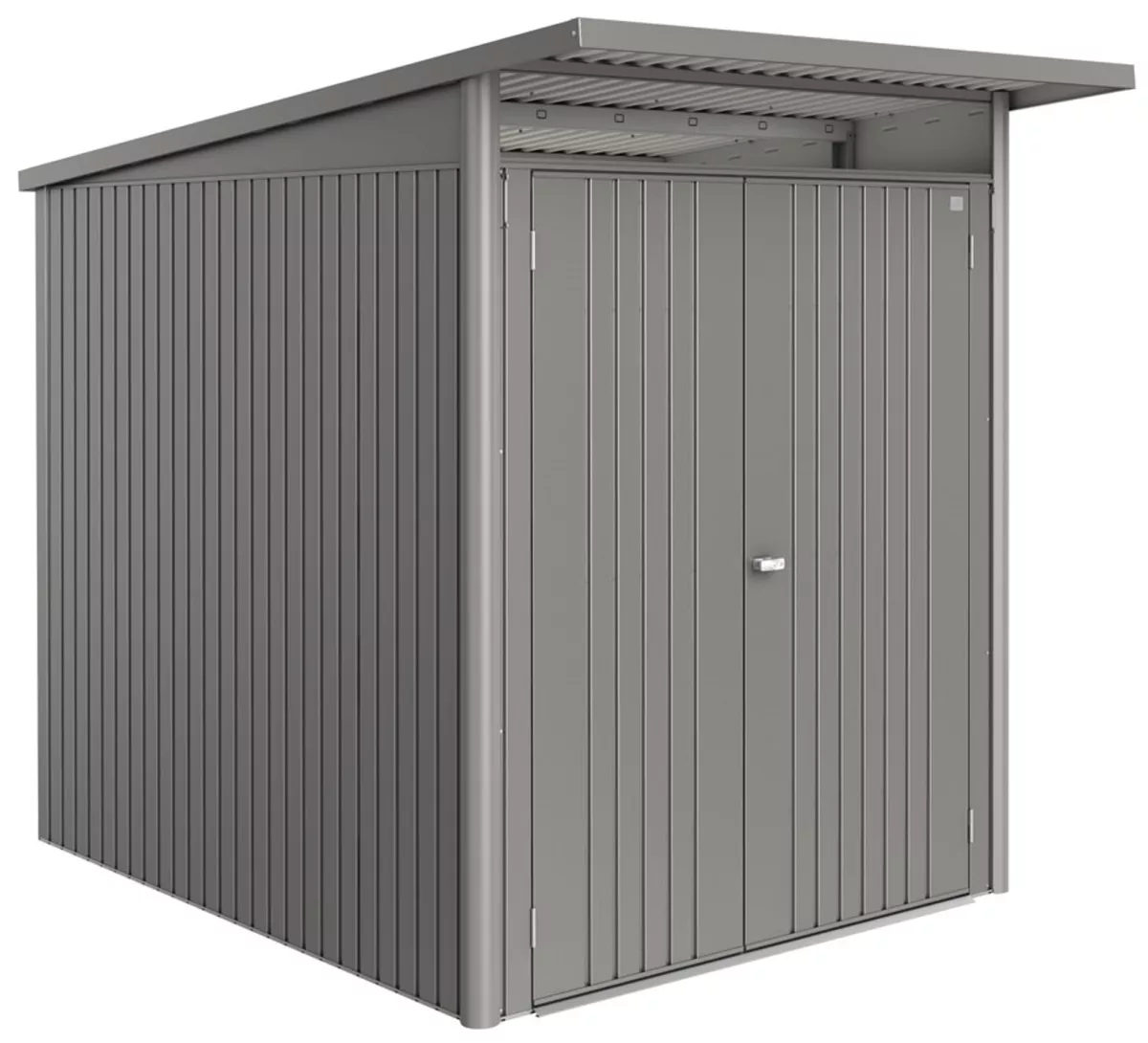 Biohort Gerätehaus AvantGarde ECO Gr. A2 quarzgrau-metallic mit Doppeltür