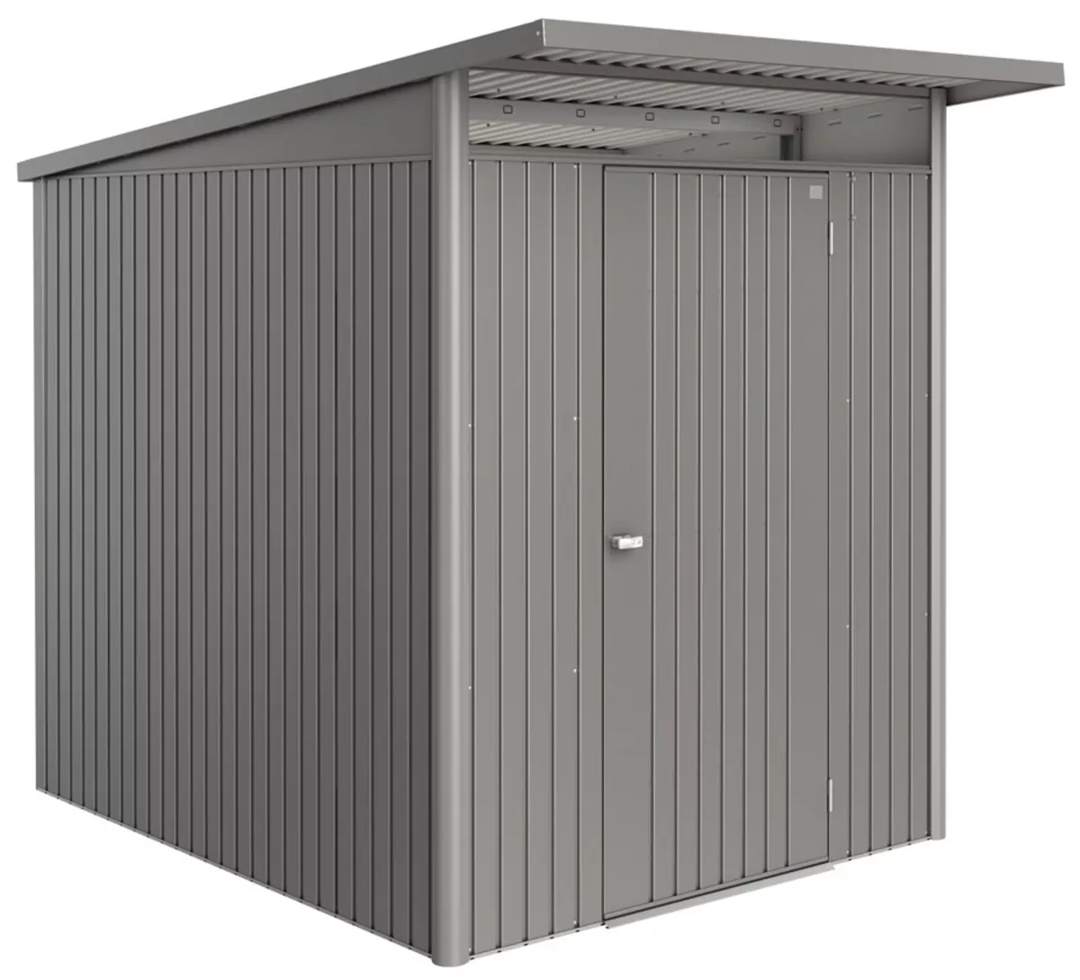Biohort Gerätehaus AvantGarde ECO Gr. A2 quarzgrau-metallic mit Standardtür