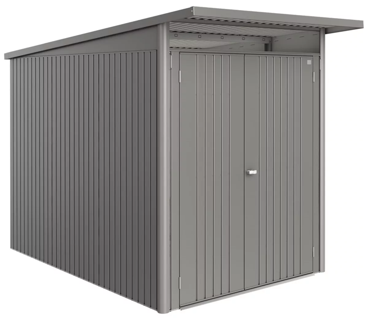 Biohort Gerätehaus AvantGarde ECO Gr. A3 quarzgrau-metallic mit Doppeltür