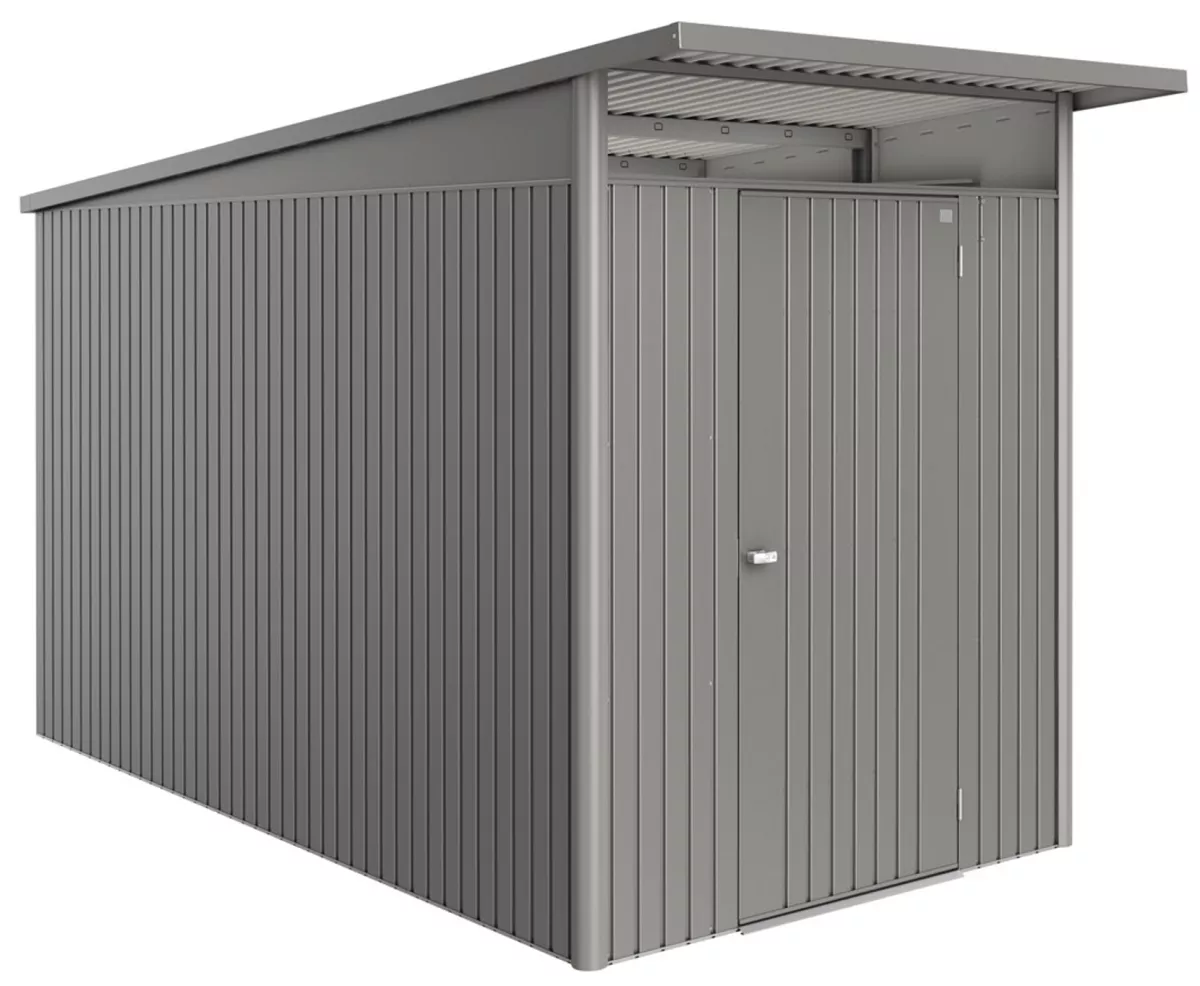 Biohort Gerätehaus AvantGarde ECO Gr. A4 quarzgrau-metallic mit Standardtür
