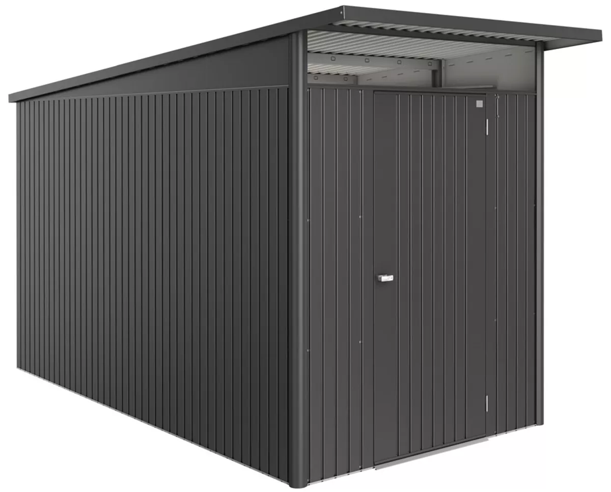 Biohort Gerätehaus AvantGarde ECO Gr. A4 dunkelgrau-metallic mit Standardtür