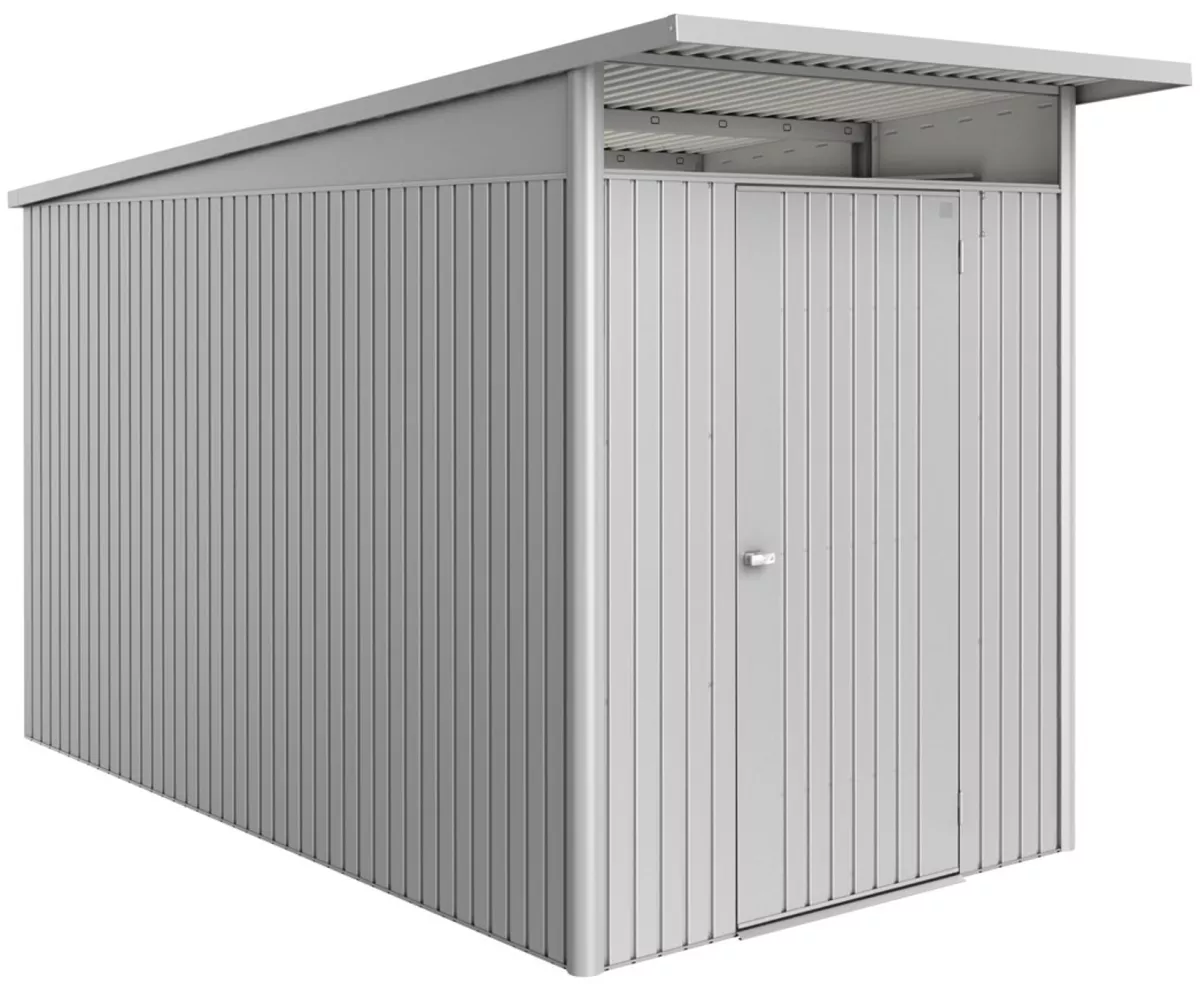 Biohort Gerätehaus AvantGarde ECO Gr. A4 silber-metallic mit Standardtür