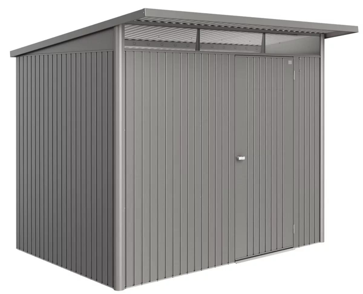 Biohort Gerätehaus AvantGarde ECO Gr. A5 quarzgrau-metallic mit Standardtür