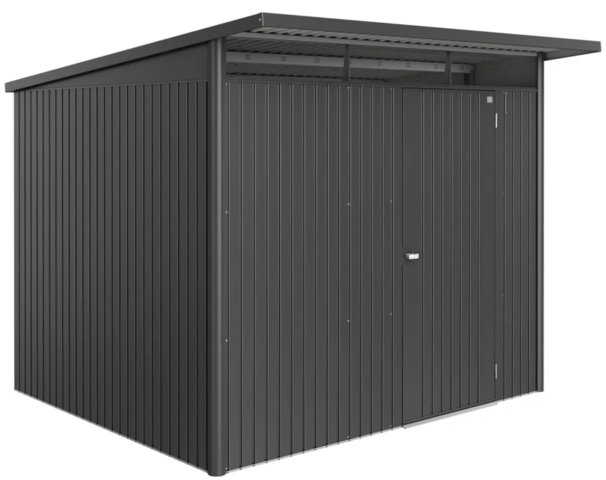 Biohort Gerätehaus AvantGarde ECO Gr. A6 dunkelgrau-metallic mit Standardtür