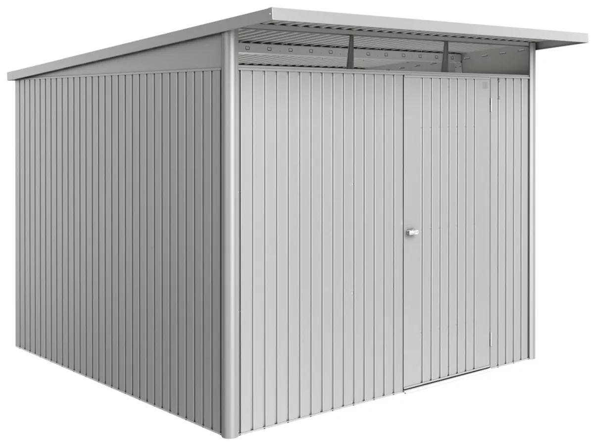 Biohort Gerätehaus AvantGarde ECO Gr. A7 silber-metallic mit Standardtür