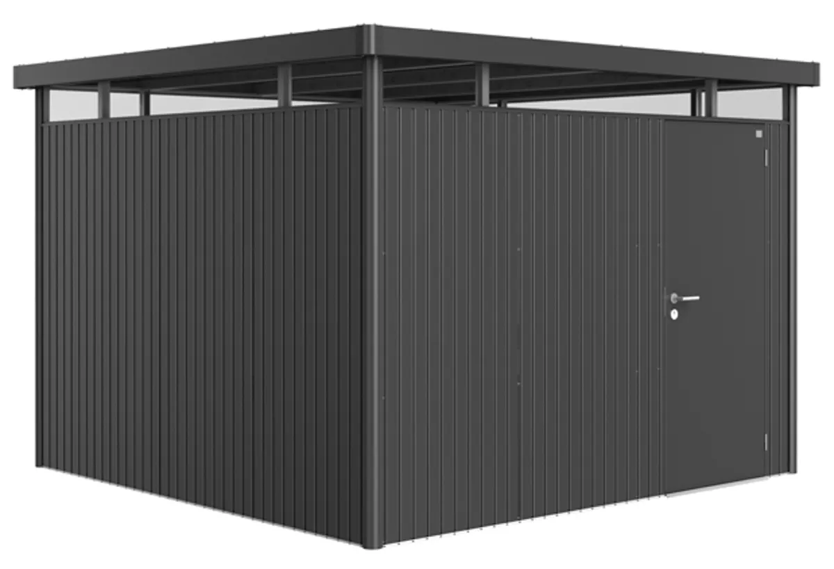 Biohort Gerätehaus HighLine Gr. H6 dunkelgrau-metallic Standardtür