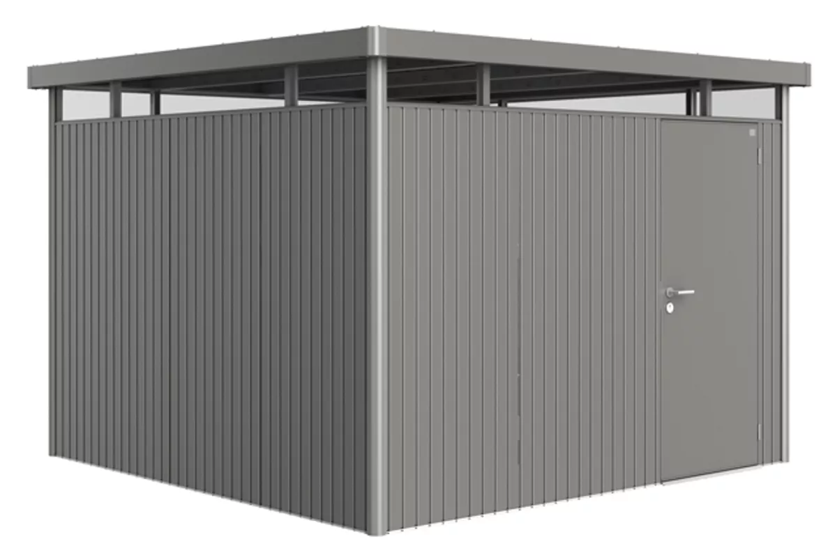 Biohort Gerätehaus HighLine Gr. H6 quarzgrau-metallic Standardtür
