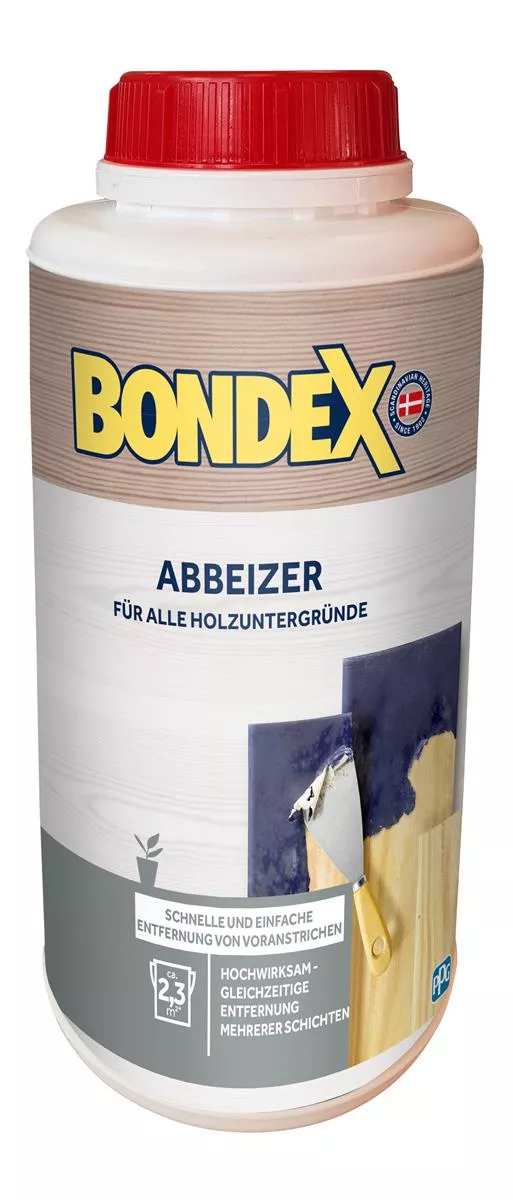 Bondex Abbeizer 0,75 L zum Entfernen von Farben und Lacken - auf Erdöl basierend