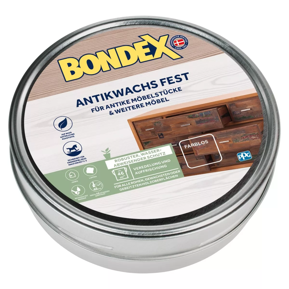 Bondex Antikwachs fest Natur 185g