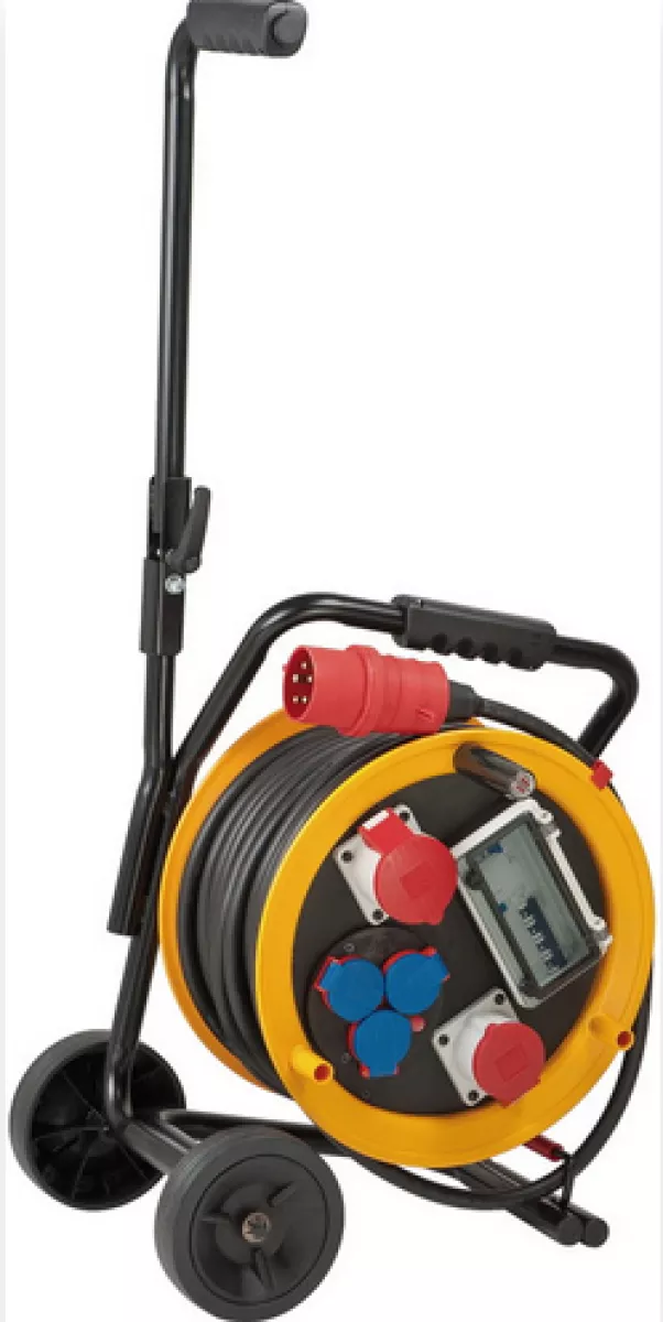 Brennenstuhl Brobusta W 380 CEE Industrie/Baustellen-Kabeltrommel mit Wagen