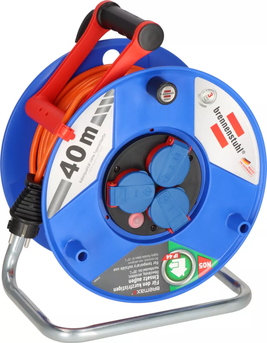 Brennenstuhl Kabeltrommel Garant 290 40m N05V3V3-F3G1,5 orange