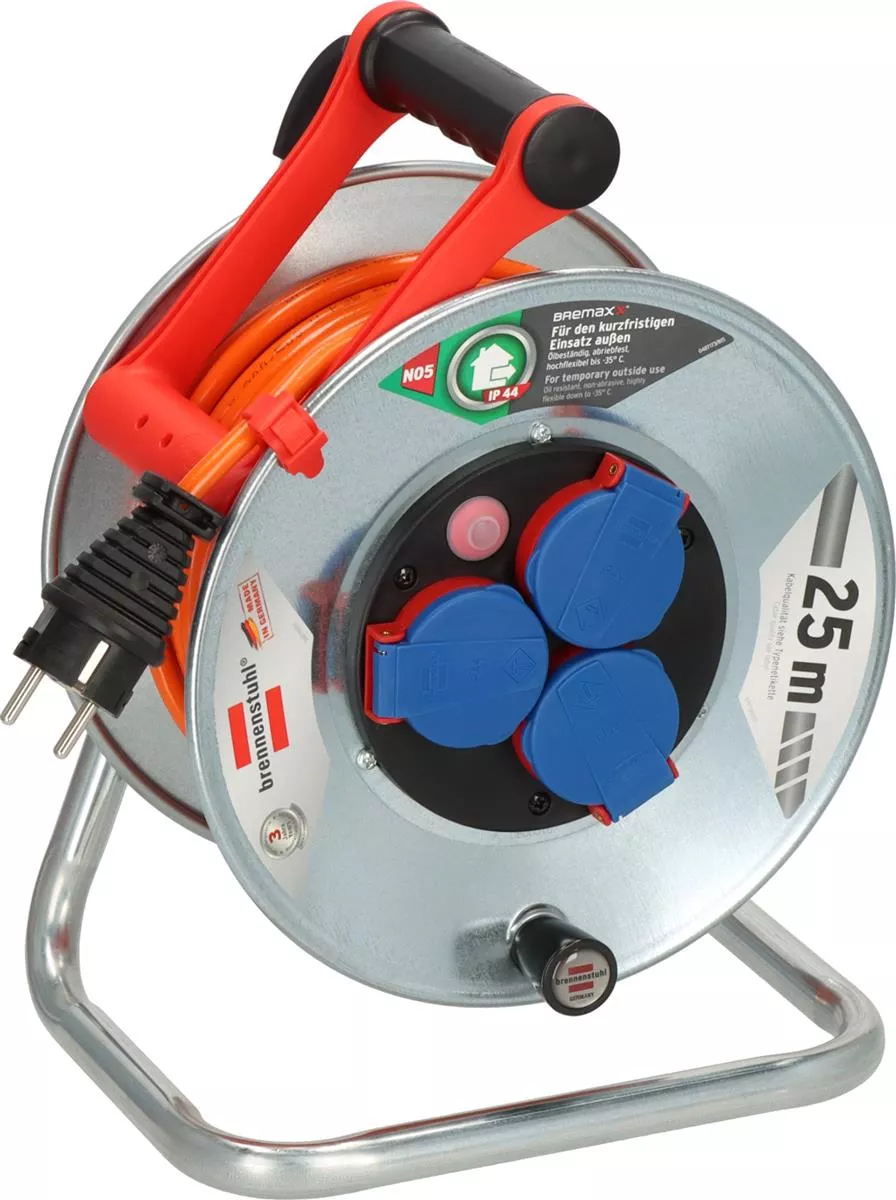 Brennenstuhl Kabeltrommel Garant S240 25m N05V3V3-F3G1,5 orange