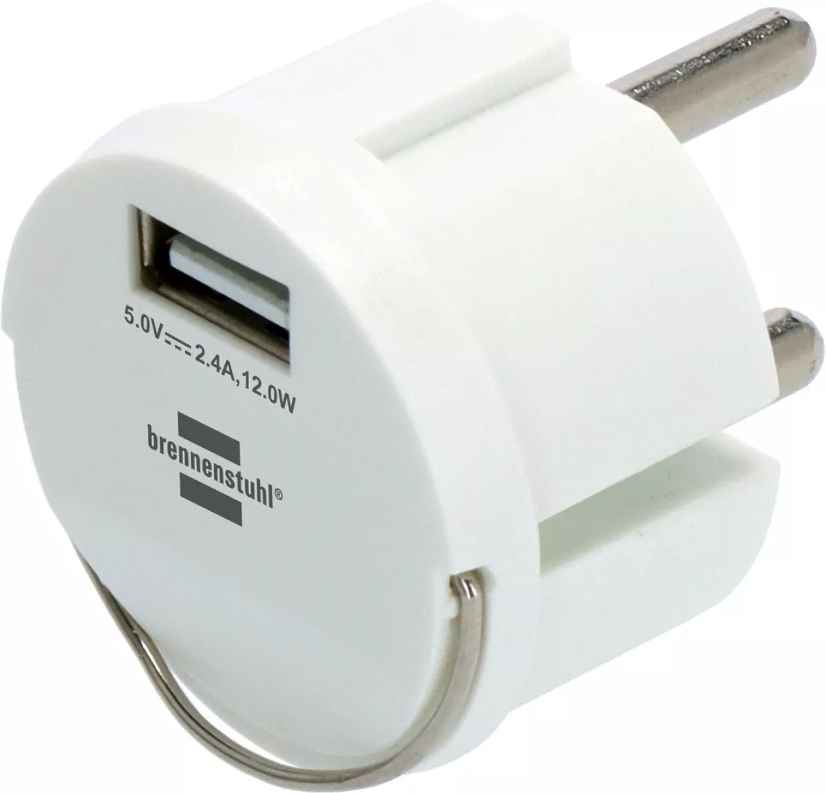 Brennenstuhl USB Steckdosenadapter 2,4A weiß