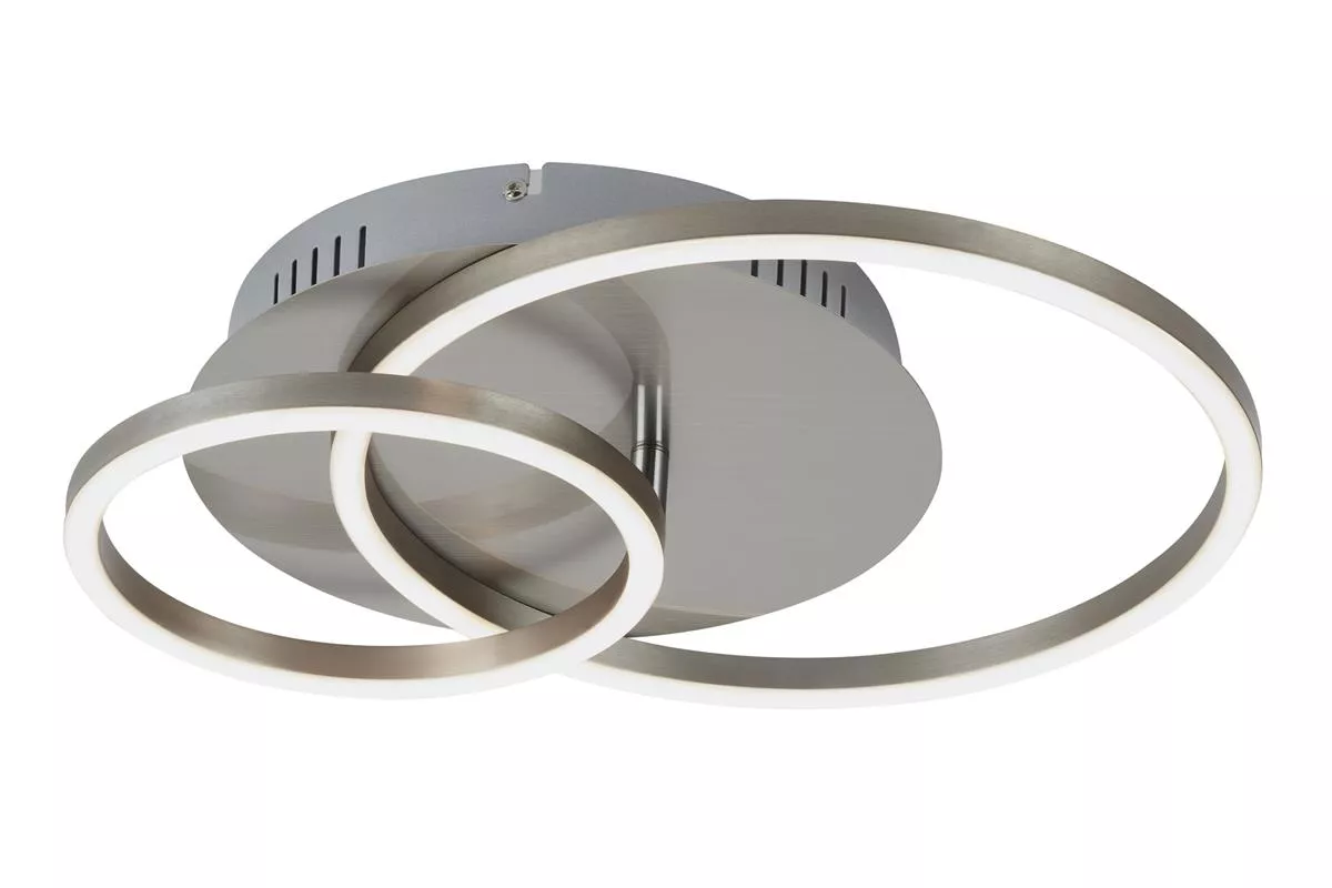 Briloner "Frame" LED Deckenleuchte - drehbar Metall matt-nickel 390x300x80mm