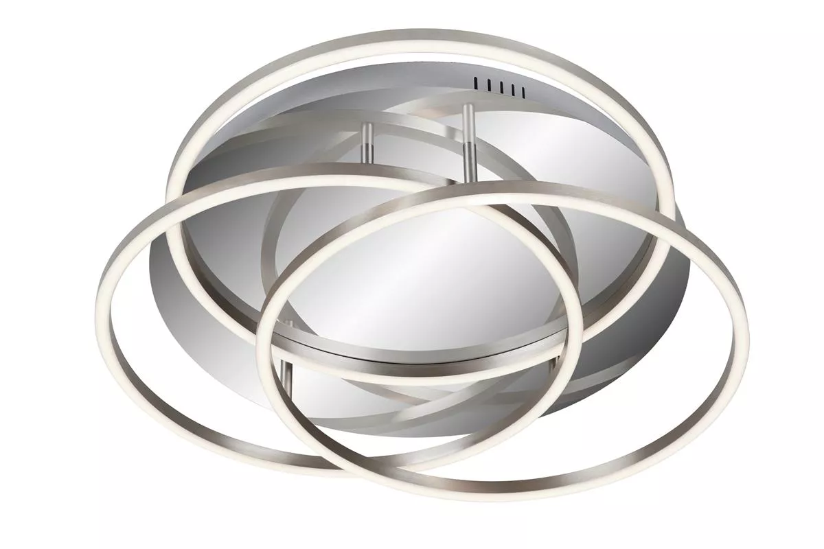 Briloner "Frame" LED Deckenleuchte Metall chrom-alu 546x95mm