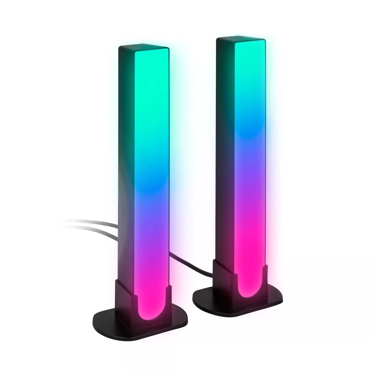 Briloner CCT LED FRAMELESS Tischleuchte 2 in1 sw WiFi TUYA + Bluetooth RGB 24W