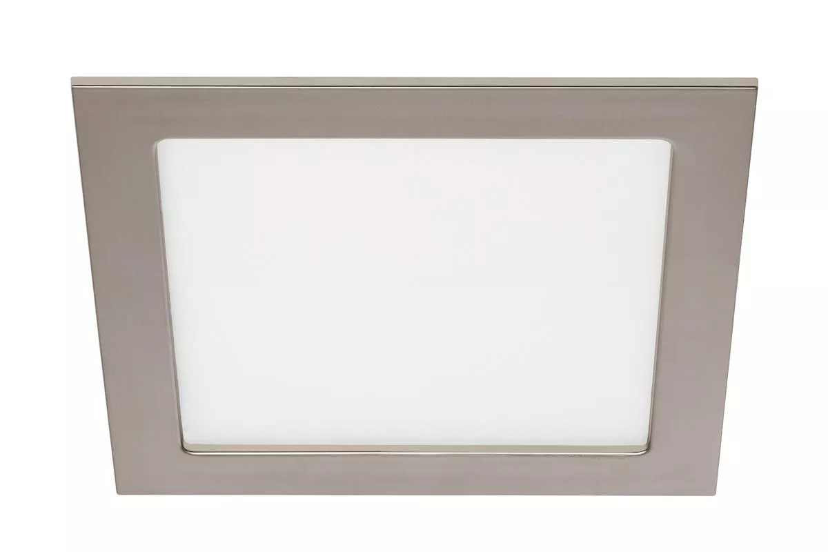 Briloner FLAT-IN LED Einbauleuchte Kunststoff matt-nickel 170x170mm